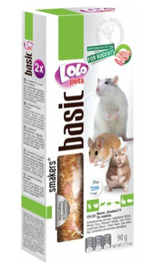 Lolo Pets Bacon Smakers Til Hamster & Kanin Lolo Pets Bacon Smakers Til Hamster & Kanin