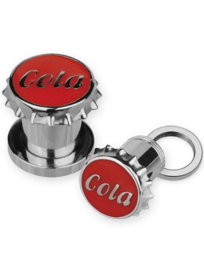 Aab Cola Cork Piercing Plugg Strl 6 mm