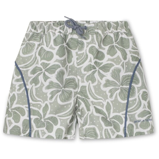 Mini A ture Green Hawaii Maki Printed Board Shorts. GRS 98-104