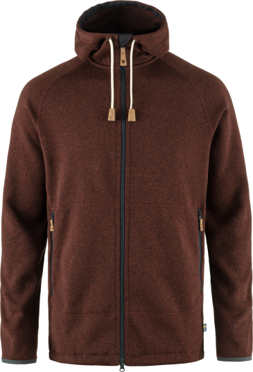 Fjellreven Men"s Övik Fleece Hoodie Autumn Leaf XXL