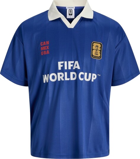 Jack & Jones Jorfifa Football Jersey Ss Styd Aw Jnr Blue 164 Jack & Jones Jorfifa Football Jersey Ss Styd Aw Jnr Blue 164