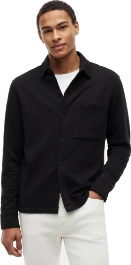 Tommy Hilfiger Essential Terry Overshirt Black L Tommy Hilfiger Essential Terry Overshirt Black L