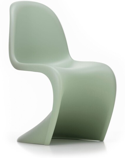 Vitra - Panton Chair Pp Soft Mint Spisestoler Verner Grønn Plast