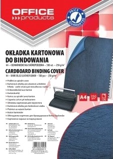 Office Products Innbindingsomslag Papp A4 250Gsm Skinnlignende Mørkeblå 100 Stk 20232525 11 Office Products Innbindingsomslag Papp A4 250Gsm Skinnlignende Mørkeblå 100 Stk 20232525 11