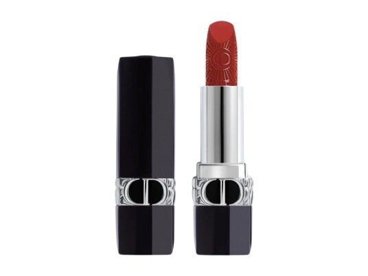 Dior Christian  Couture Colour Velvet Cream Lipstick 999 Refillable 3.5 G 
