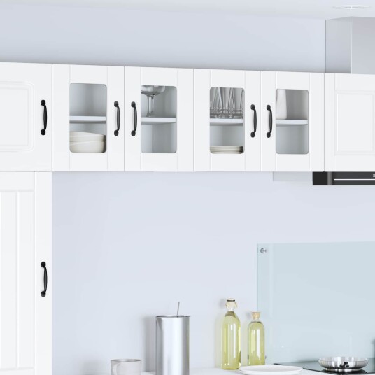 vidaXL Vegghylle PORTO 2 pcs Hvit 60 x 31 x 40 cm Konstruert tre