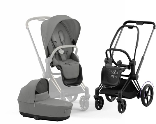 Cybex e-Priam Duovogn Mirage Grey/Matt Black