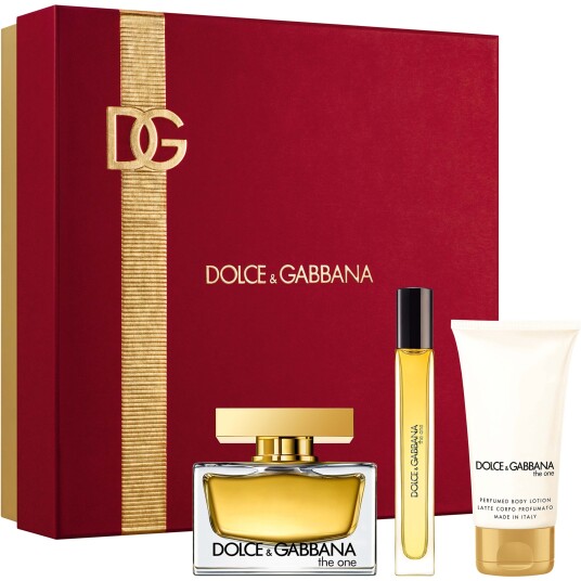Dolce & Gabbana Gift Set The One Eau De Parfum + Body Lotion + Travel Spray