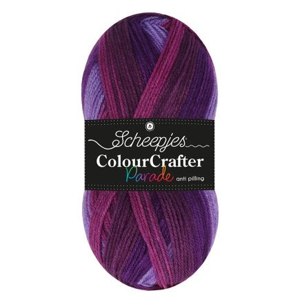Scheepjes Colour Crafter Parade Garn 407 Lilla Blend Scheepjes Colour Crafter Parade Garn 407 Lilla Blend