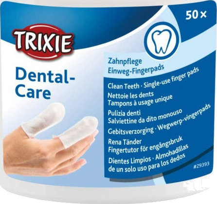 Trixie Fingerpads Tannpuss 50 Stk Trixie Fingerpads Tannpuss 50 Stk