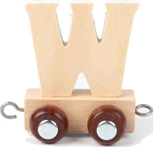 Kinder and Kids Navnetog i tre og metall 12+ mnd Bokstav W