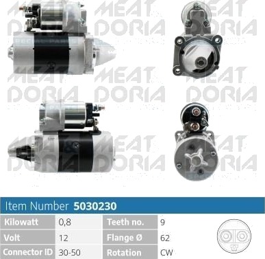 MEAT & DORIA 5030230 Starter