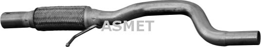 ASMET 16.075 Eksosrør ASMET 16.075 Eksosrør