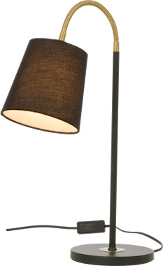 Aneta Lighting Ljusdal Bordlampe IP20 Svart/Matt Messing 1592890-02-0 1592891-03-0 Aneta Lighting Ljusdal Bordlampe IP20 Svart/Matt Messing 1592890-02-0 1592891-03-0