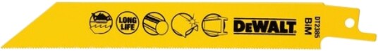 Dewalt Bajonettsagblad 152mm 24TPI Bi Metal 5 Stk Dewalt Bajonettsagblad 152mm 24TPI Bi Metal 5 Stk