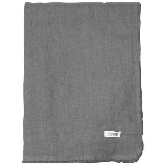 Broste Copenhagen  Gracie duk 160x200 cm dark shadow