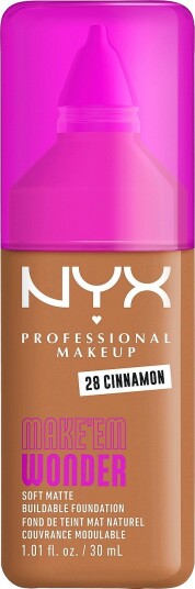 NYX Professional Makeup   Make Em Wonder Foundation 30 Ml   Brun