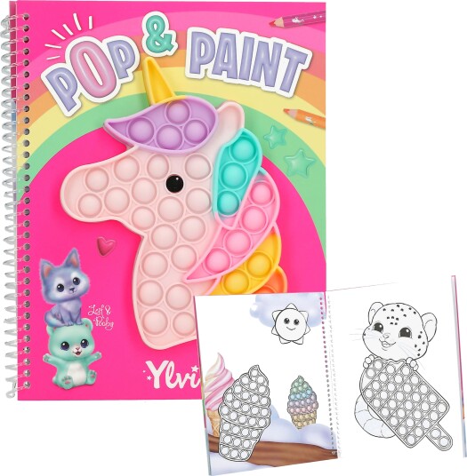 Ylvi & the Minimoomis Fargeleggingsbok Pop And Paint