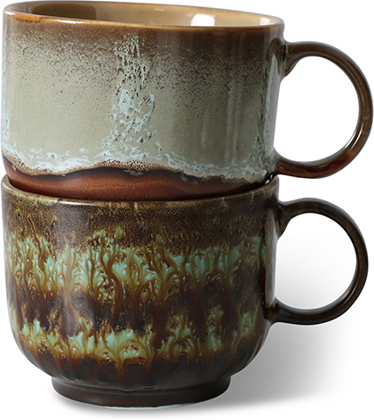 HKliving 70's tekopp 42,5 cl 2 deler Odyssey