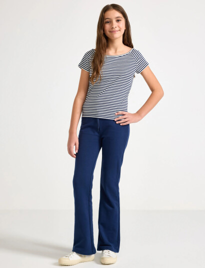 Lindex Trouser Jogger Flares   Navy   128