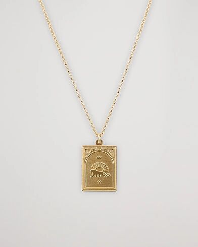 Tom Wood Tarot Strength Pendant Necklace Gold Tom Wood Tarot Strength Pendant Necklace Gold