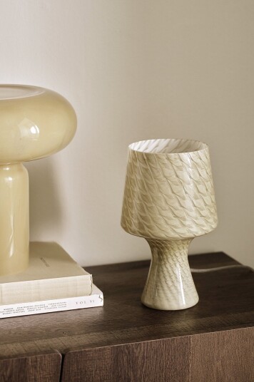Ellos Home   Bordlampe Audrey   Gul