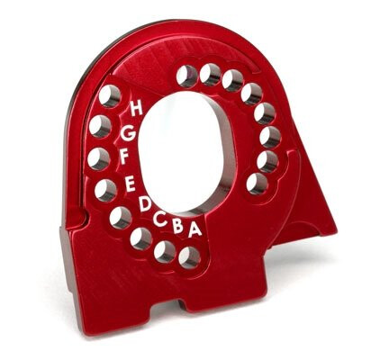 Traxxas TRX-8290R Motor Mount Plate Alu Red TRX-4