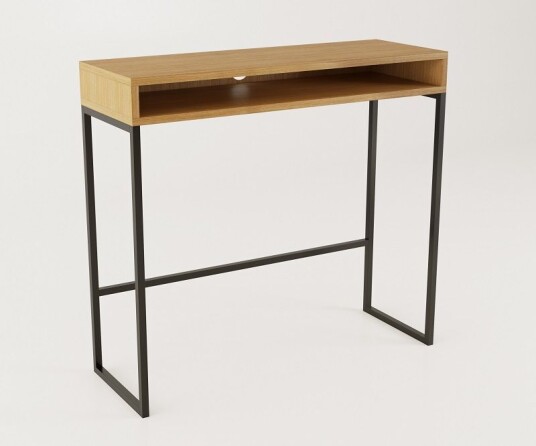 Woodman - Frame Skrivebord - Svart Unoliving