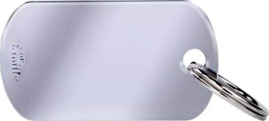 Myfamily Militær ID Tag Basic Small Aluminium med Gravering