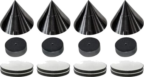 Dynavox Cone Spike 4 Pack Høyttaler Tilbehør Sort