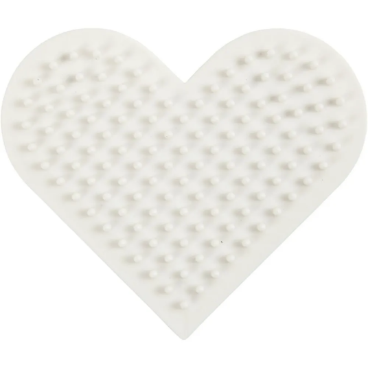 NABBI Perleplate midi BioBeads lite hjerte