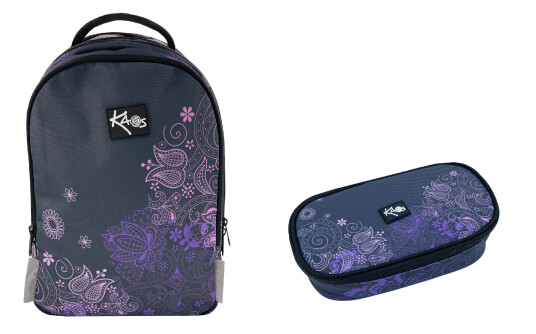KAOS Backpack 2-in-1 36L & Pencilcase Mystify