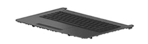 Hp 925307-B31, Kabinett + Tastatur, Nederlandsk, Hp, 14-Bw