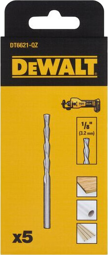 DEWALT FRESEBOR MULTIMATERIAL 3,8MM 1/8" DEWALT FRESEBOR MULTIMATERIAL 3,8MM 1/8"