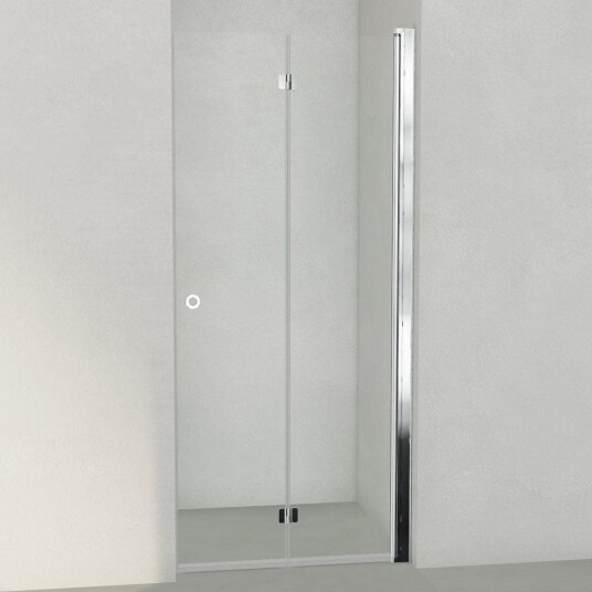 INR Iconic Nordic Rooms Dusjnisje Linc 2 Flex - Klart Glass Krom / 90cm Høyre Hengslet