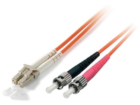 EQUIP LWL Patchkabel LC->ST  1.00m Singlemode Duplex OS2 yel