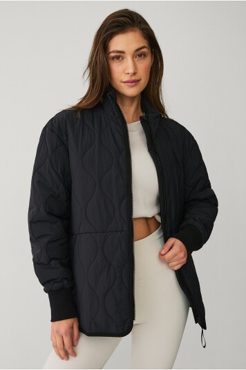 Ellos STUDIO   Jakke Quilted Padded Jacket   Svart