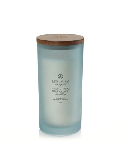 Chesapeake Bay Scented candle with wooden lid - Sea Salt Sage