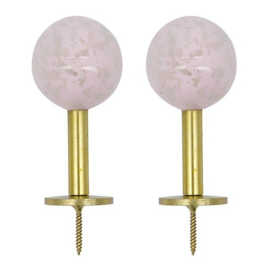 House Doctor Ball knagg 8x4 cm 4 stk messing/rosa House Doctor Ball knagg 8x4 cm 4 stk messing/rosa