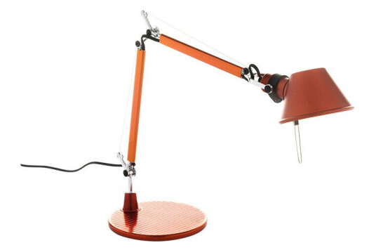 Artemide Tolomeo Micro Skrivebordslampe, Anodized Orange