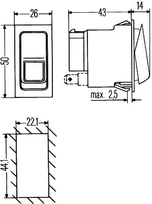 Bryter HELLA 6RH 007 832-741
