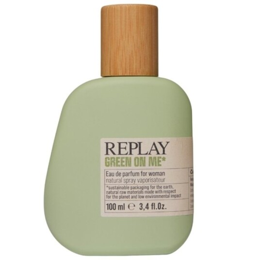Replay Green On Me Dame Eau de Parfyme 100ml - Forførende Duft i Grønn Emballasje