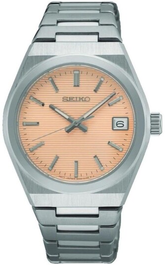 Seiko Dameklokke SUR577P1 Sport Orange/Stål Ø34 mm