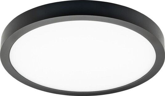 SG Armaturen Farsund Slim 300 Plafond svart 7.5 W Belysning