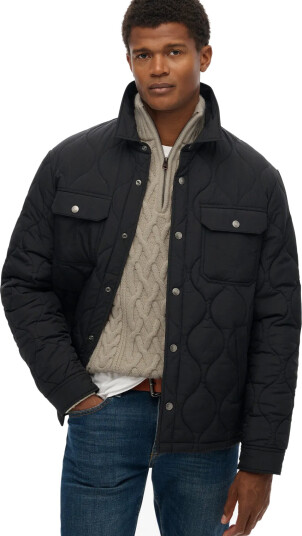 Superdry Surplus Liner Overshirt - Black - S Superdry Surplus Liner Overshirt - Black - S