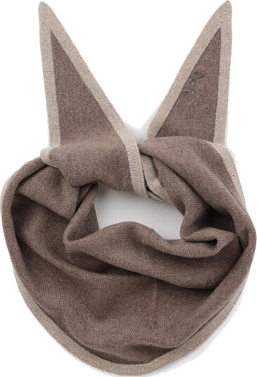 Nohr Studio Lara Duo Wool Cashmere Triangle Brun ONE SIZE