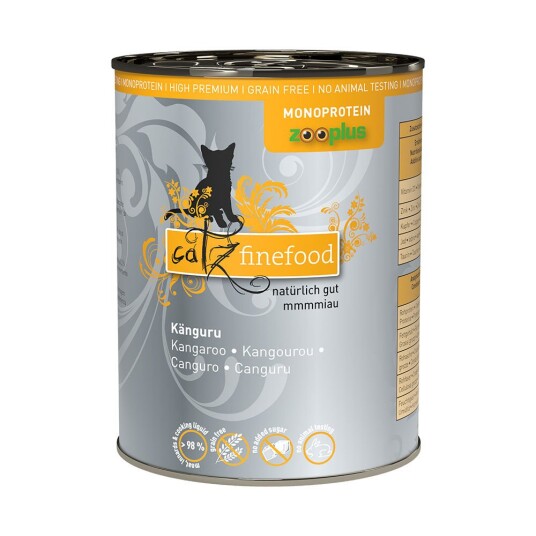 Catz Finefood Monoprotein Zooplus 24 X 400 G Kenguru