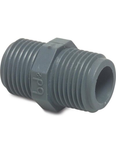 AL-KO Accessories Gevindnippel m. 2 x 1"" udvendigt gevind