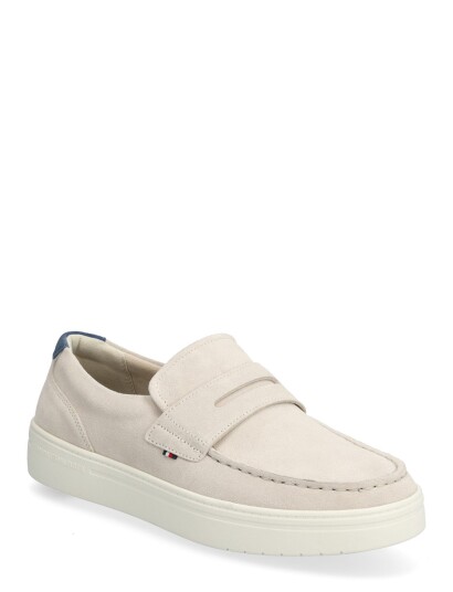 Tommy Hilfiger Modern Light Hybrid Suede Loafer Cream 42