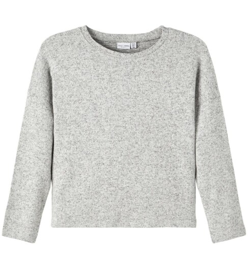 Name It Genser Strikk Noos NkfVicti Grey Melange Name It 7 8 år (122 128) Genser Grå